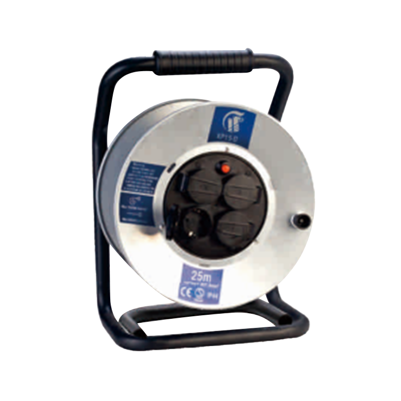 XP15-D Professional Metal waterproof IP44 cable reel